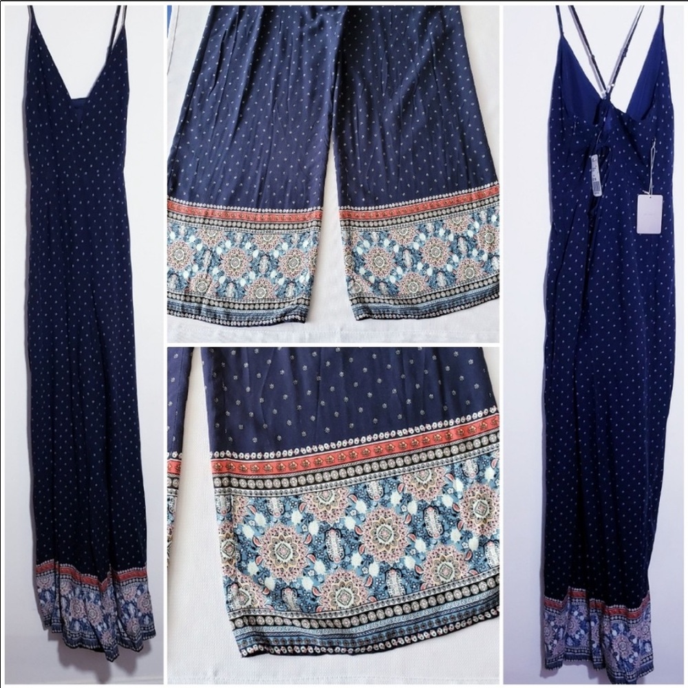 Forever 21 wide leg jumpsuit